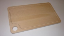 Rectangle board with groove and hole